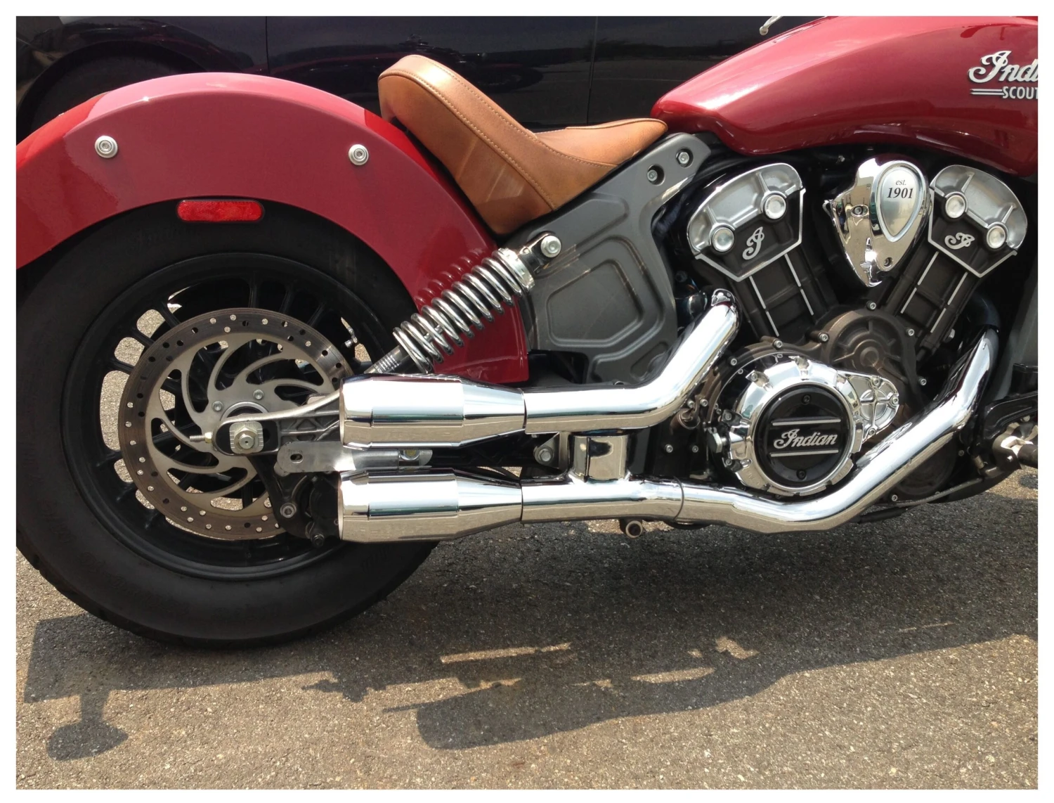 Trask Slip On Mufflers For Indian Scout 2015-2023 3 Trask Slip On Mufflers For Indian Scout 2015-2023 - Image 3