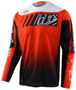 Troy Lee Designs GP Icon Jersey -Motorcycle Equipment Store troy lee designs gp icon jersey black orange