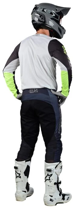 Troy Lee Designs Troy Lee GP Pro Boltz Jersey 29 Troy Lee Designs Troy Lee GP Pro Boltz Jersey -Motorcycle Equipment Store troy lee gp pro boltz jersey grey hi viz 3