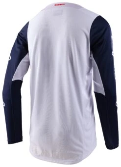 Troy Lee Designs Troy Lee GP Pro Boltz Jersey 23 Troy Lee Designs Troy Lee GP Pro Boltz Jersey -Motorcycle Equipment Store troy lee gp pro boltz jersey white navy 1