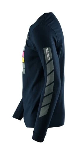 Troy Lee Designs Troy Lee Pregame Long Sleeve T-Shirt 5 Troy Lee Designs Troy Lee Pregame Long Sleeve T-Shirt -Motorcycle Equipment Store troy lee pregame long sleeve shirt navy 2