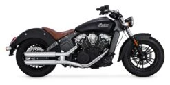 Vance & Hines PCX 3" Round Twin Slash Slip-On Mufflers For Indian Scout 2015-2023 10 Vance & Hines PCX 3" Round Twin Slash Slip-On Mufflers For Indian Scout 2015-2023 -Motorcycle Equipment Store vance hines3 round twin slash slip on mufflers for indian scout