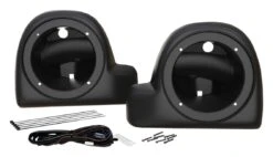 Wild Boar By Hogtunes 6 1/2” Lower Fairing Speaker Adapters For Harley Touring 2014-2023