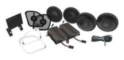 Wild Boar By Hogtunes Front & Rear Speakers & 600 Watt Amp Kit For Harley Road Glide 2016-2022