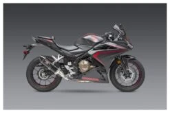 Yoshimura R77 Street Slip-On Exhaust Honda CBR500R 2016-2021 -Motorcycle Equipment Store yoshimura201620 honda cbr500 r street series so ss cf cf wf 3